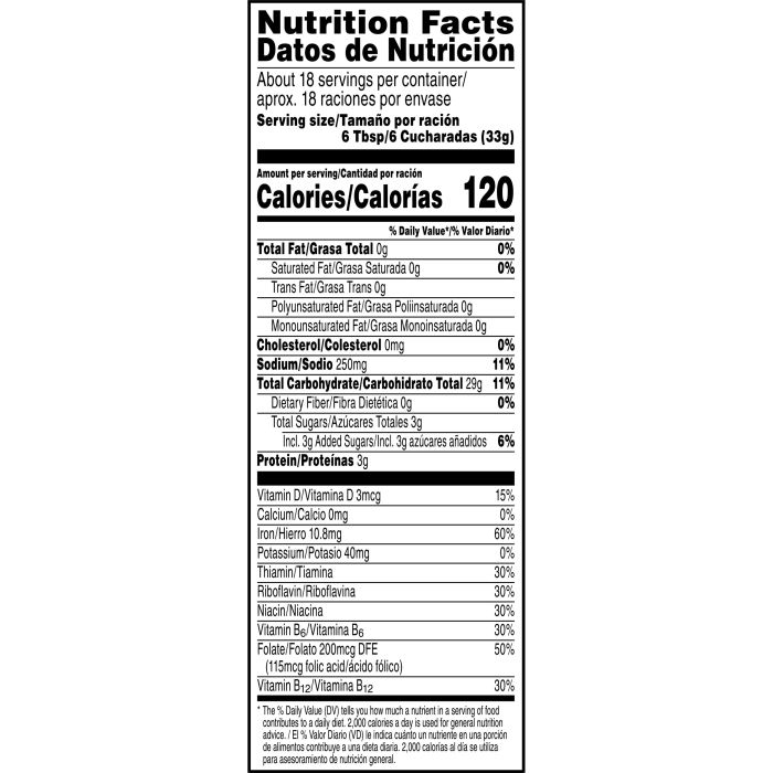 Cereal frosted flakes nutrition facts