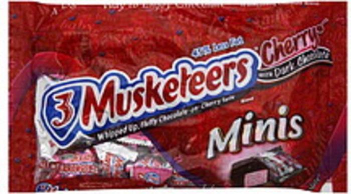 Musketeers candy bar three original flavors