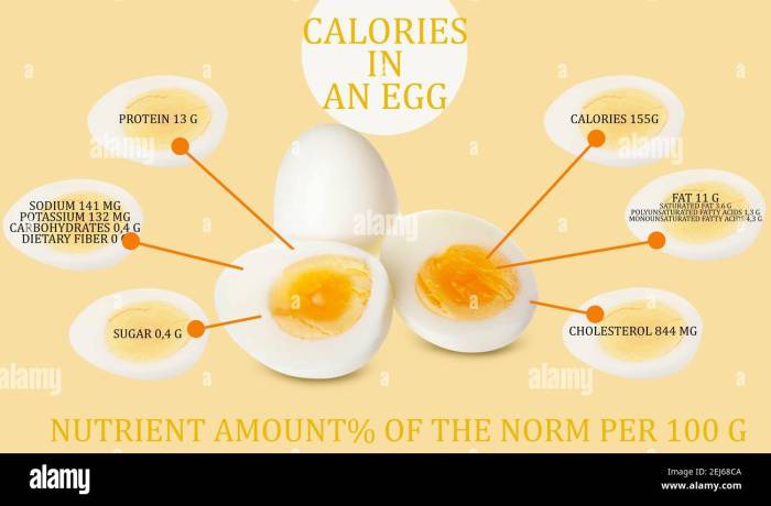 Egg yolk white vs nutrition infographic comparison impact health