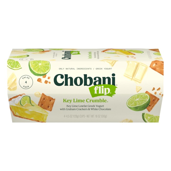 Chobani key lime yogurt nutrition facts